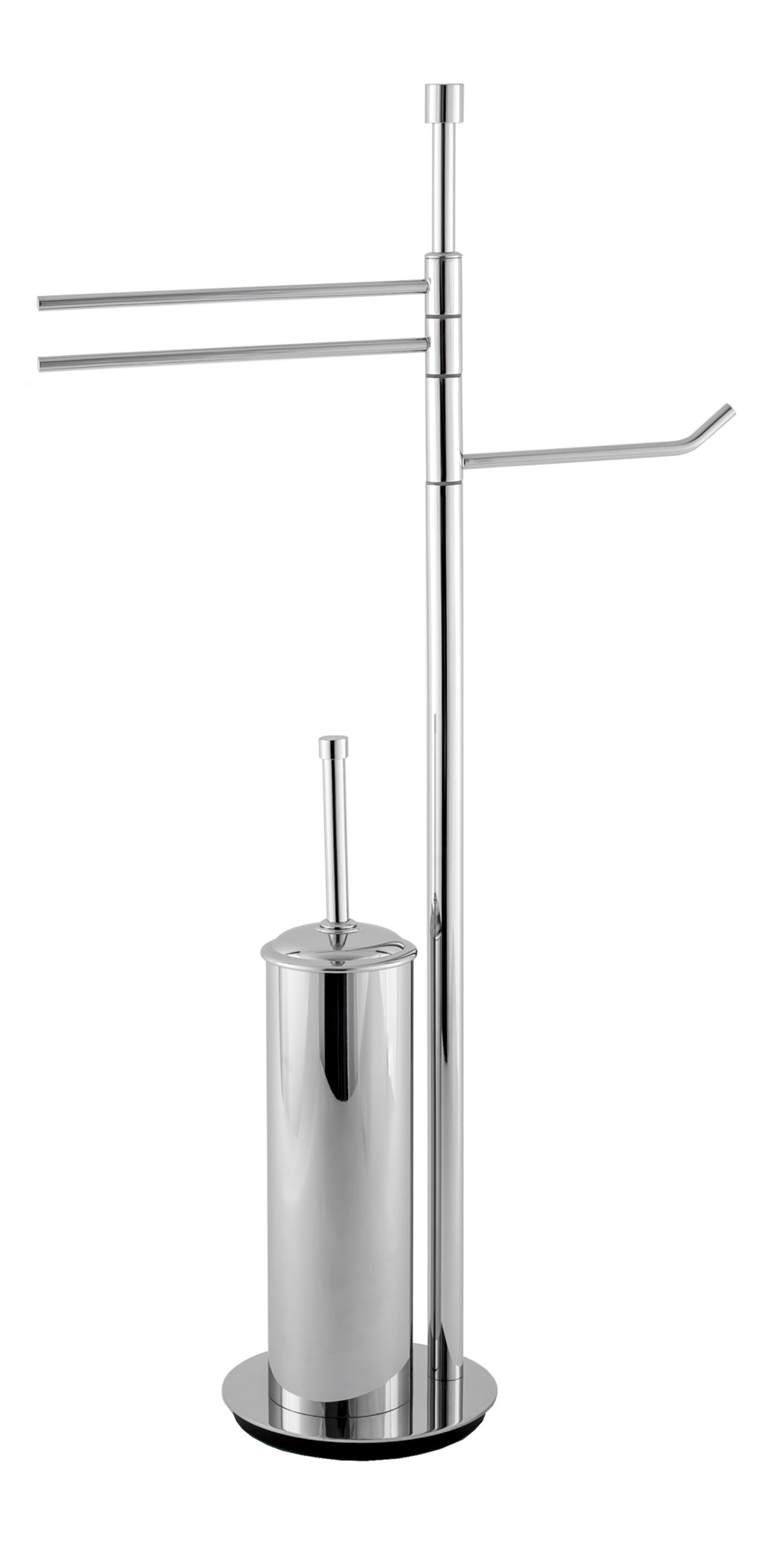 Piantana Porta Scopino, Porta Rotolo, Porta Salviette Bidet a 2 Aste Piantana Porta Scopino, Porta Rotolo, Porta Salviette Bidet a 2 Aste