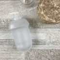 Dispenser per sapone liquido in vetro satinato